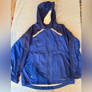 L.L. Bean Youth Royal/Navy Raincoat Size M 10-12